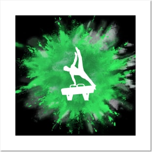 Mens Gymnastics Explosion Posters and Art